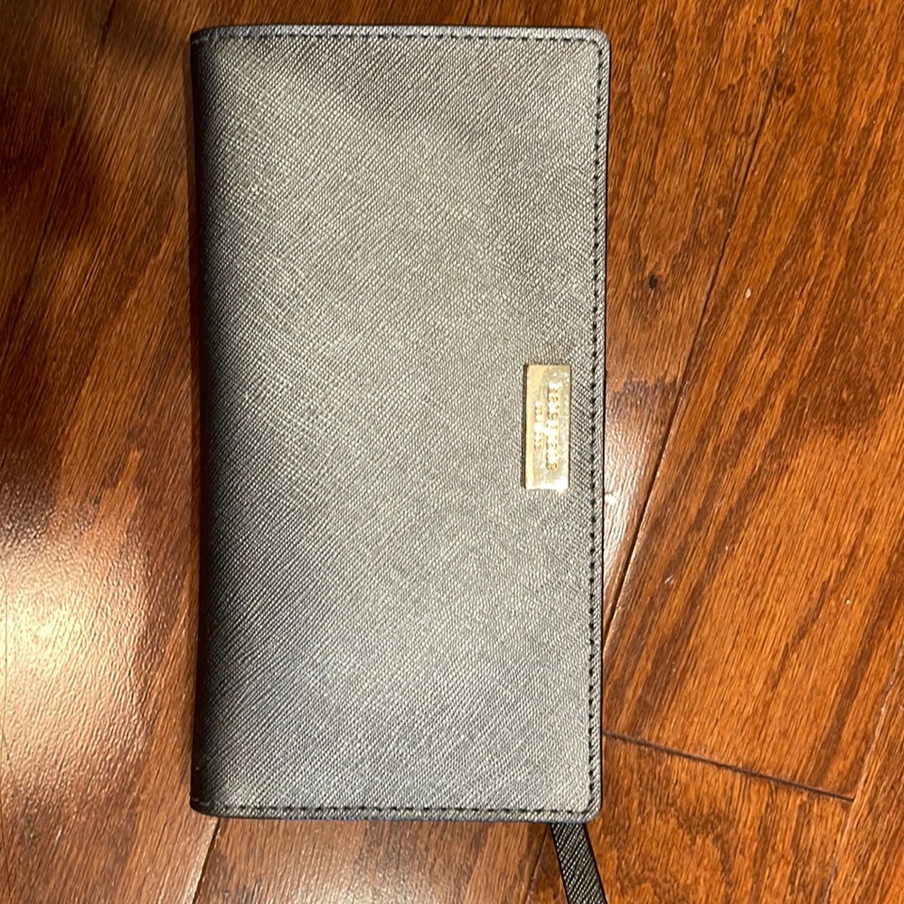 Silver kate spade wallet